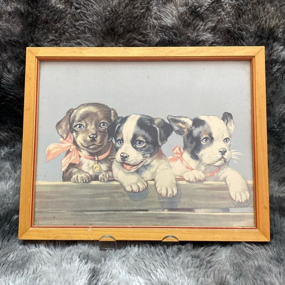 Vintage Puppy Dog Trio. - Picture 1 of 14